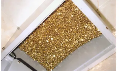 Gold, Copper cathode