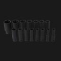 35PCS Air Impact Socket Black Phosphating Socket Set