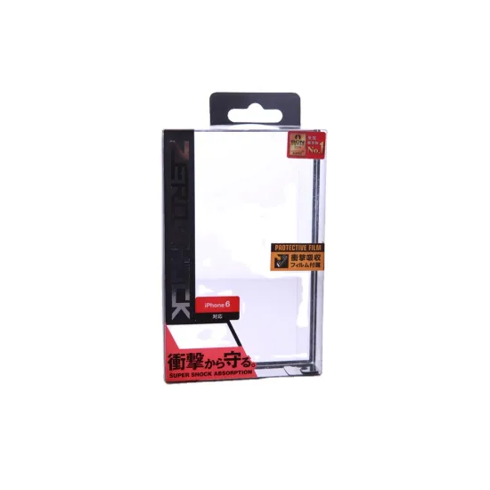Custom Clear Box Soft Crease Box Clear Plastic Boxes for Phone With Insert