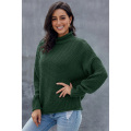 Women's Turtleneck Batwing Sleeve Loose Tops