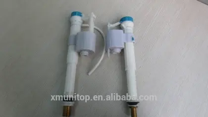Toilet filling valves for cistern parts bottom entry