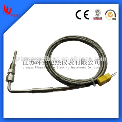 L Shape EGT K Thermocouple Temperature Sensors