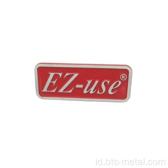 Logo Merek Nameplate Logam Kustom