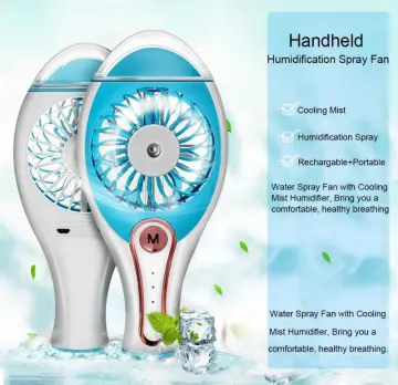 Handheld USB Mini Misting Fan for Home Office