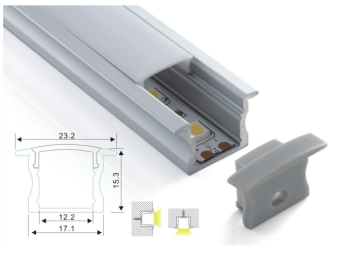 high quality led light types of aluminum profiles
