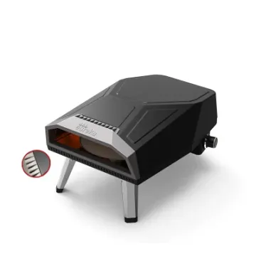 New Arrival Mini Metal Propane Gas BBQ Grill Counter Top Gas Pizza Oven 12 Inches for Home