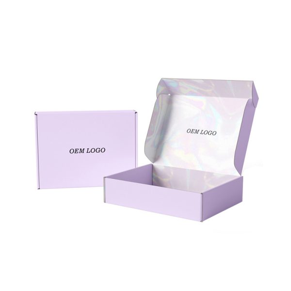 Pink Kraft Portable Biodegradable Mailer Box