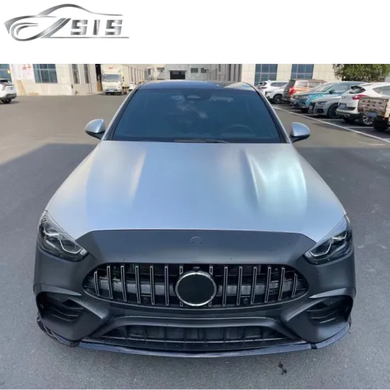 PP Plastic Front Bumper and Grille C63 Body Kits for W206 C Class (2022-2024)
