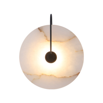 Nordic Marble Wall Lamp - Modern Minimalist LED Wall Light for Living Room and Bedroom