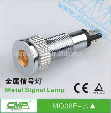 CMP waterproof ip67 metal indicator light (red,green,yellow,blue,white) 8mm led indicator