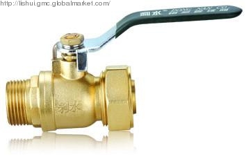 Single P-Al-P connection Brass Ball Valve