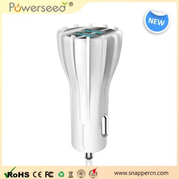 Professional factory supply logo printing QC3.0 fast car charger