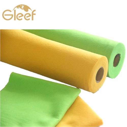 Eco-Friendly Felt Roll green polyester Christmas felt Manufactory