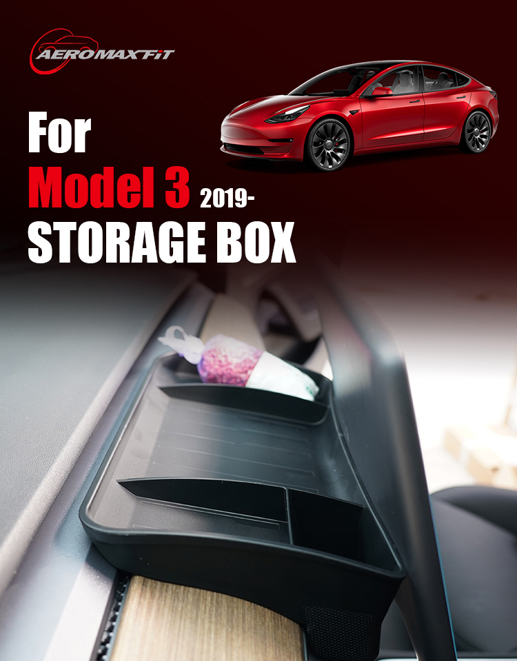 1_01Tesla Model3 dashboard storage box