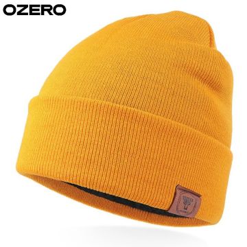 Custom Logo Polyester Windproof Beanie for Winter Mountain Biking in OZERO