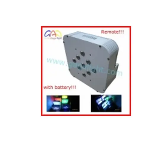 9X15W 5in1 LED PAR Can Disco Light with Battery