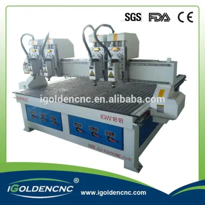 high standard multi-heads wood cnc router/Furniture CNC router wood