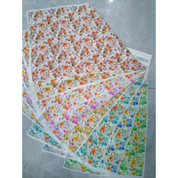 3D digital print viscose rayon poplin fabric for dress