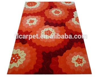 Hand Knotted French Chinese Wool Aubusson Carpet AE-357