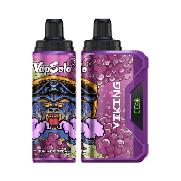 Vapsolo Viking 12000 Puffs LCD Display Disposable Vowe Fabrikant fan Sina