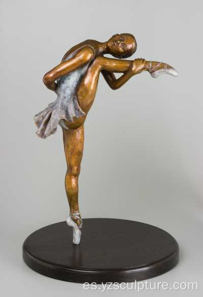 Estatua de bailarina de Ballet bronce elegante para la venta