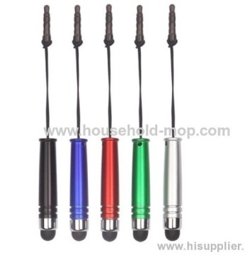 Transparent Barrel Retractable Art Pen Click Action Plastic Promotional Ballpoint Pen 