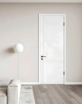 Ultra-narrow frame room door