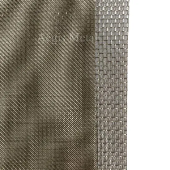 Corrosion Resistant C276 Alloy Wire Mesh 4600mm Diameter Filter Screen 2.5x2.5x1mm