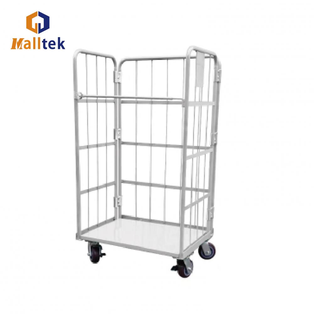 Coasting Warehouse Transport Cage Stock Cart