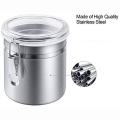 Stainless Steel round clip top canister