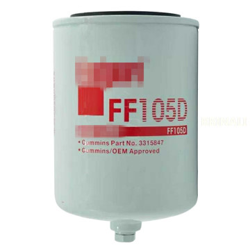 Fleetguard FF105D Filtre de carburant 4VBE34RW3 Pièce n ° 3315847