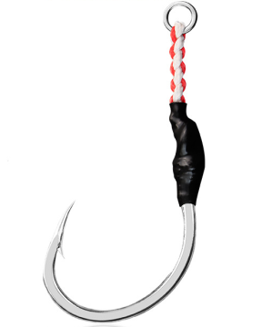 Antecedentes de acero al alto carbono con anillo y hangnail - ganchos de pesca de calidad