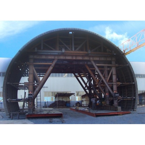 Carro de túnel de eje inclinado para estructuras de acero