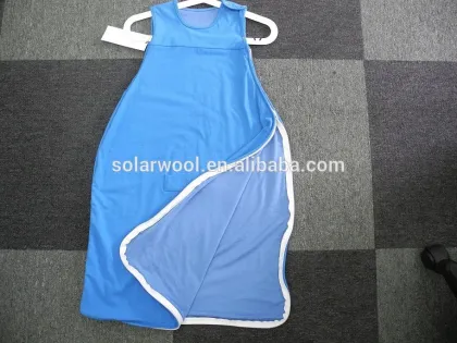 Blue double layer wool sleeping bag