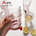 ATO Vintage Engraved Flower Retro Goblet