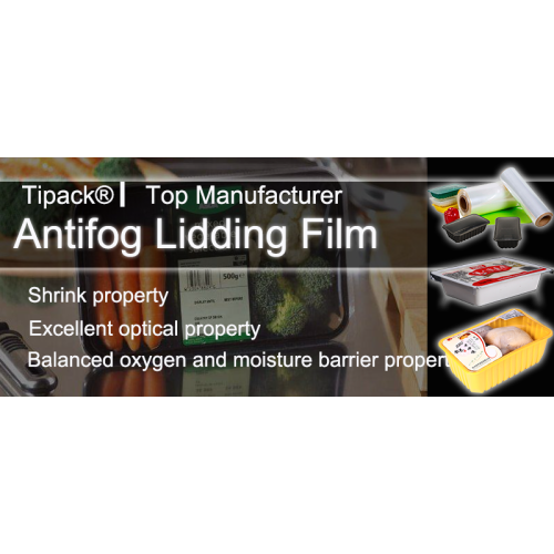 Anti Fog lidding film for MAP Tray