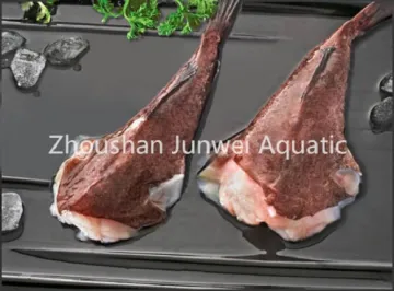 frozen monkfish skin on