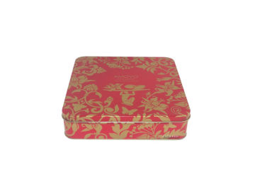 metal chocolate box, truffle box, praline tin box