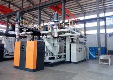 220L Double Ring Barrel Blow Molding Machine Double Layer Extrusion Blow Molding Equipment