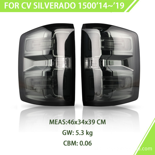 Custom Smoked Tail Light for Chevy Silverado/GMC Sierra 3500 HD (2015-2019)