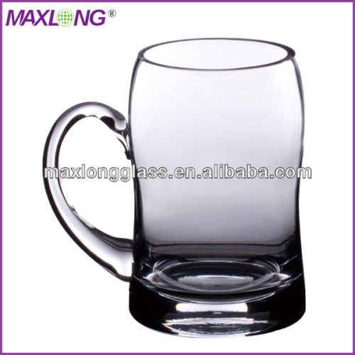 Handmade High Quality glass beer mugs with handle