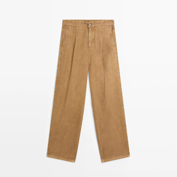 Pantaloni casual in stile retrò minimalista e versatile da donna