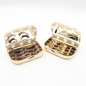 Luxury LED Light Eyelash Case - Custom Mink Fur Lash Box