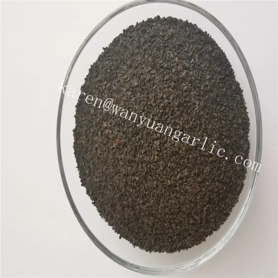 Chinese black garlic granules 16-26 mesh