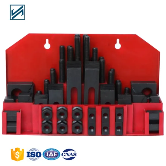 58 PCS Steel Clamping Kits for CNC Machinery - 1 YEAR Warranty
