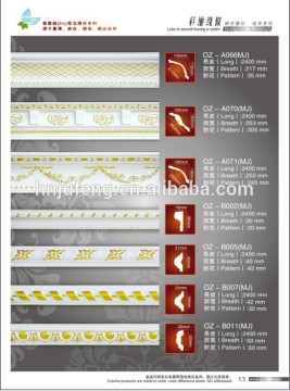 polyurethane carved corner mouldings Pu Foam Cornice Moulding//PU Cornices Moulding Products in 10cm