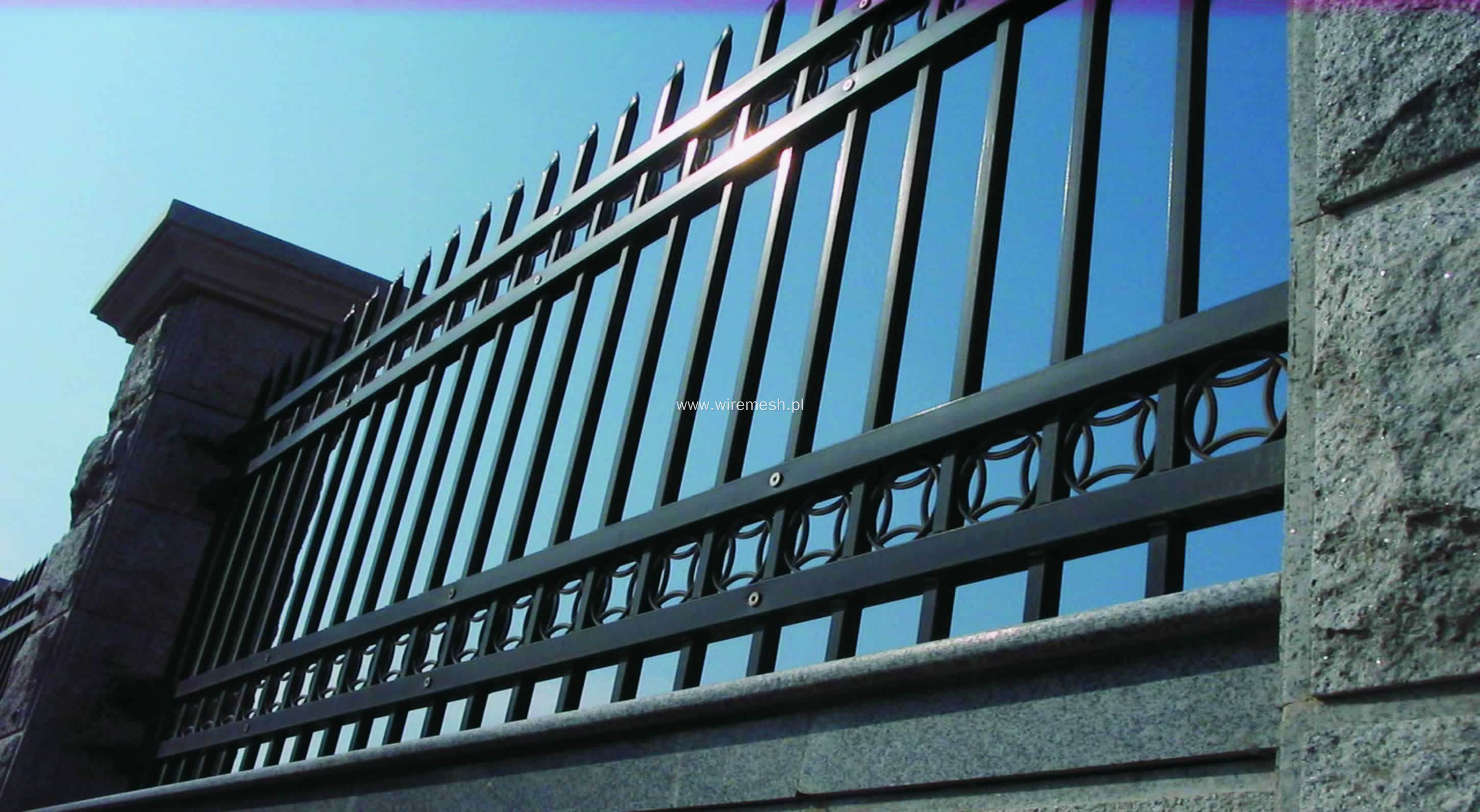 decorative metal fence panels