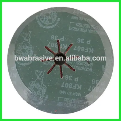Aluminum Abrasive Klingspor Fiber Disc For Stainless Steel made in China