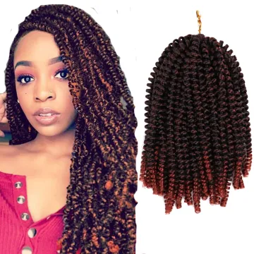 Spring Twist Hair 12 inch 14 inch Crochet Braids Braiding Hair Synthetic Hair Extensions Curly Twists Crochet