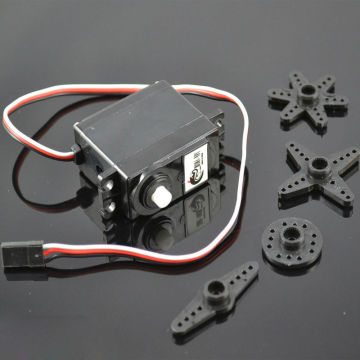 Continuous Rotation Servo Dc Gear Motor , Remote Control Car Parts
